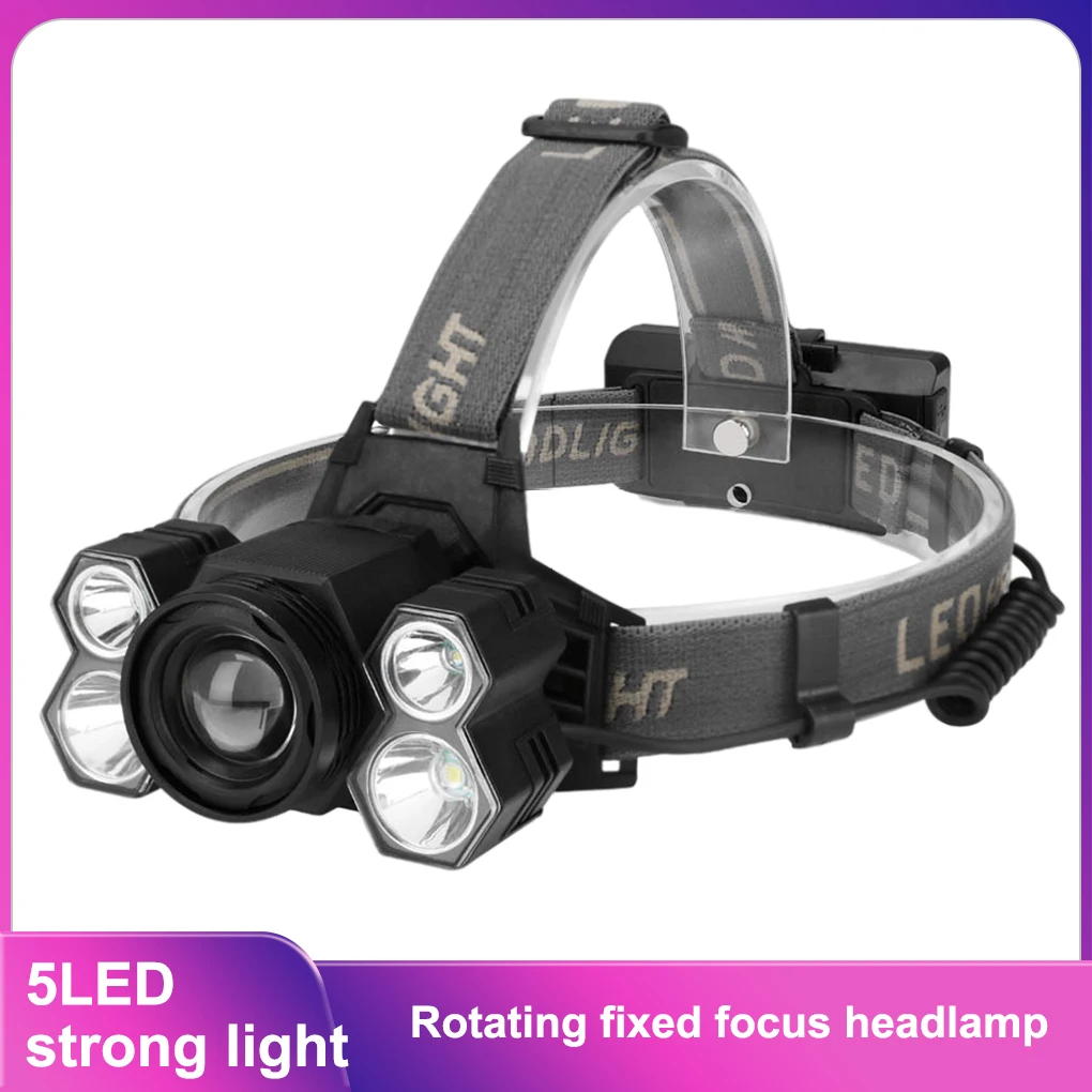 

Drop Shipping Headlamp Super bright Portable Mini COB LED Headlight Flashlight Head Lamp Torch For camping For fishing