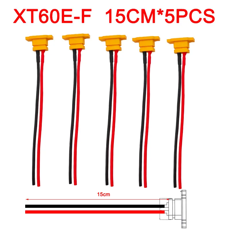 

XT60E-F фиксированные штепсельные вилки для мужчин и женщин, модель летательного аппарата с высоким током, Регулируемый Электрический разъем для зарядки