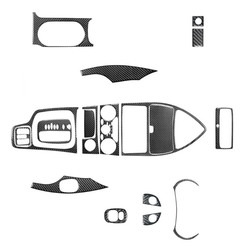 

18Pcs/Set Carbon Fiber FullInterior Cover Trim Full Interior Sticker