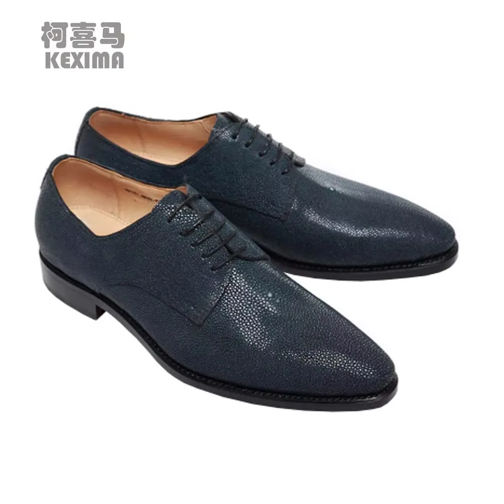 Hulangzhishi Новое поступление кожаные туфли ручной работы на шнуровке мужские