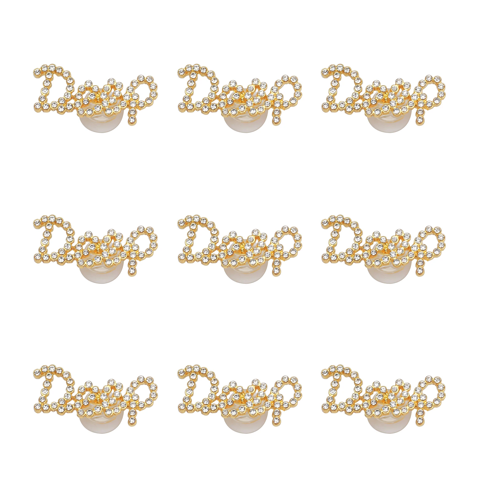 

10pcs Deep Shoe Charms Accessories Decorations Aolly Croc Jibz Buckle for DIY X-mas Gift CBC78