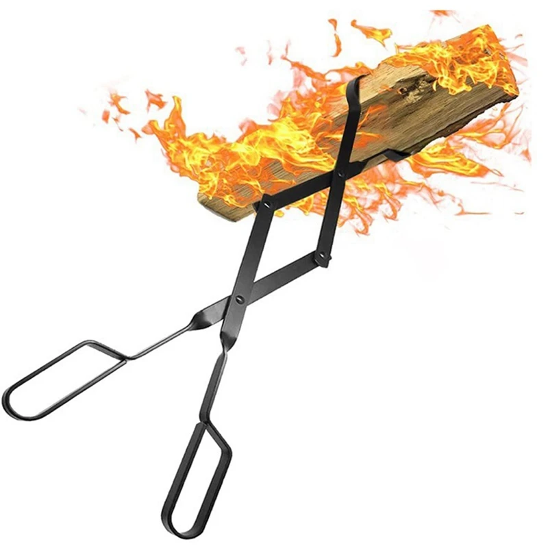 Щипцы для дров устойчивые к ржавчине щипцы камина дополнительной прочности 26