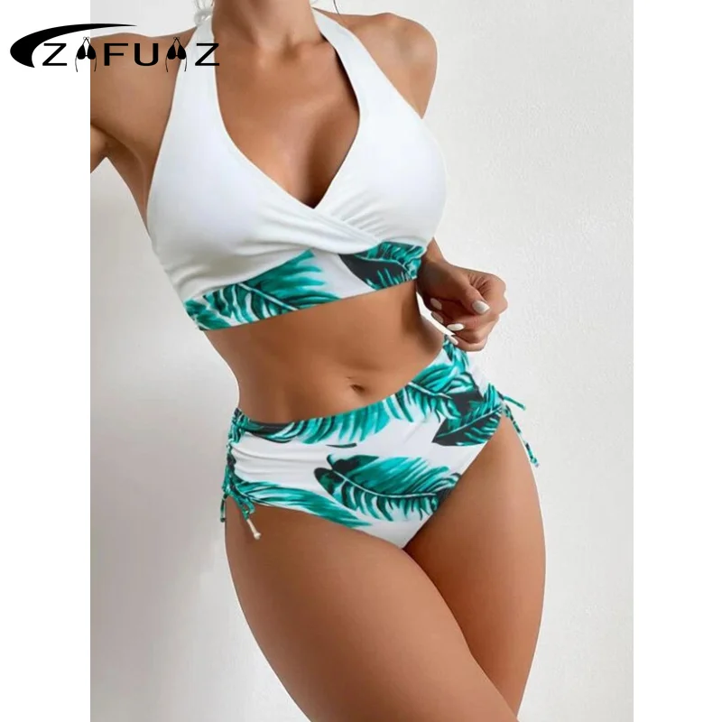 

Летние Купальники с принтом, комплекты бикини, женский купальник 2023, Спортивная пляжная одежда, Twopiece купальный костюм для девочек, женский к...