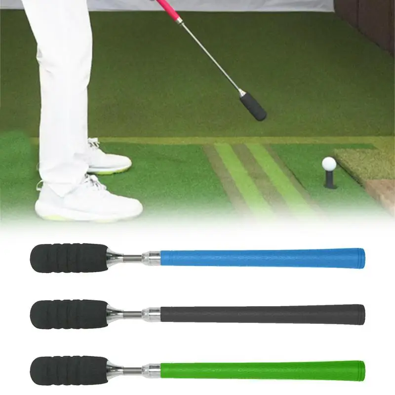 

Тренажер для гольфа, телескопические палочки для тренировки скорости, оборудование для силовых тренировок для гольфа с мягким захватом и вентиляционными отверстиями