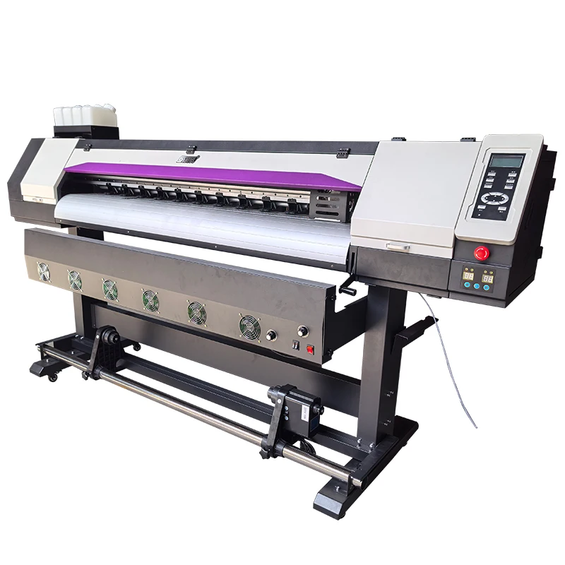 Flex banner printing machine for small business with single xp600 DX5 i1600 I3200 large format printers