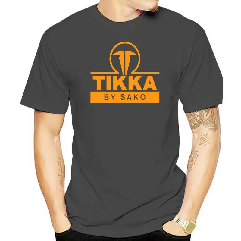 

New Tikka By Sako Finland Firearms Logo Men Black T Shirt Size S To 3xl Youth Gift Cotton 100% Funny