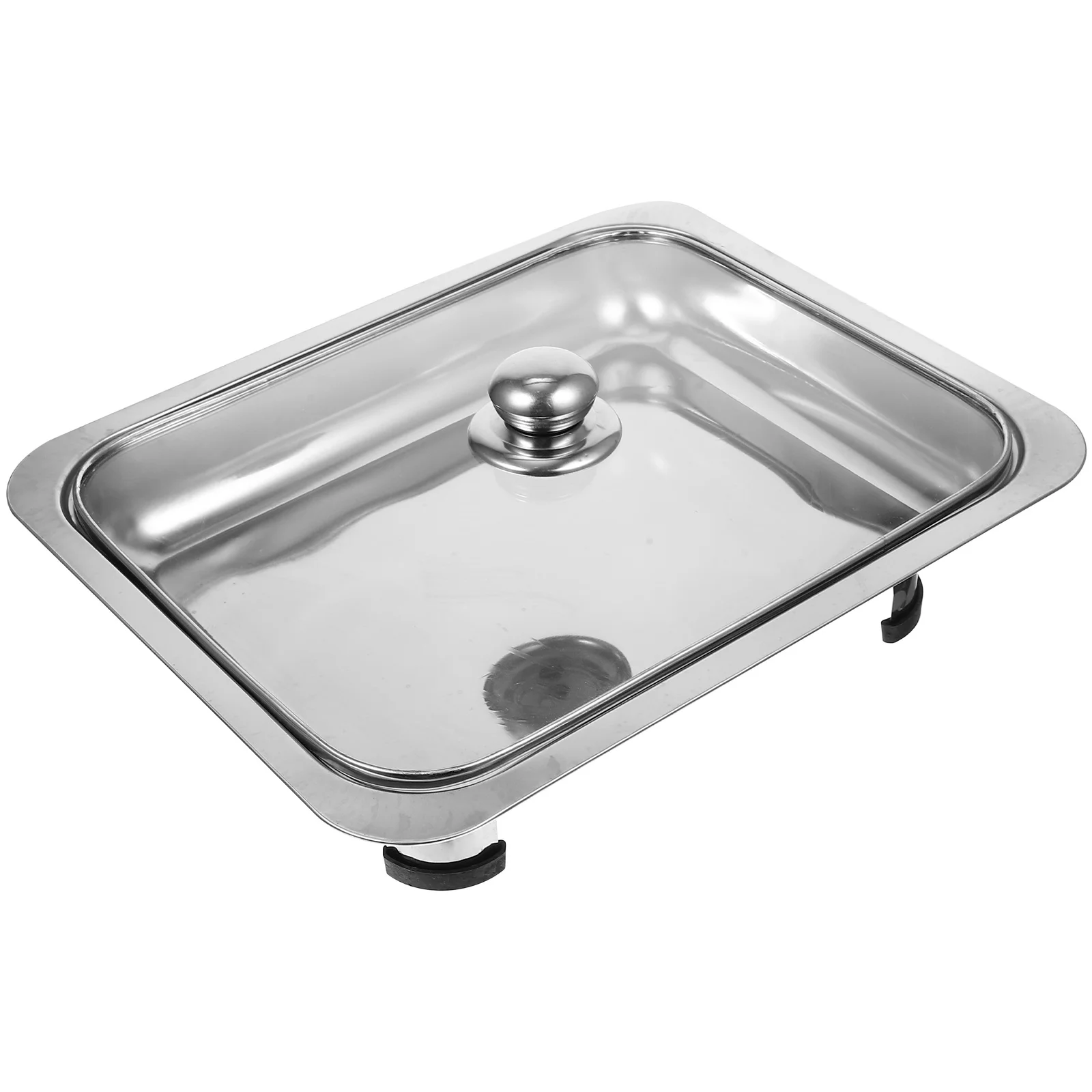 

Steel Buffet Fruit Tray Serving Holder Stainless Saucepan Plate Dessert Trays Dish Dishes Food