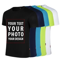 men tops tees shirt 2022 summer mens breathable casual short sleeve tshirts custom your own personalized t shirt print photo