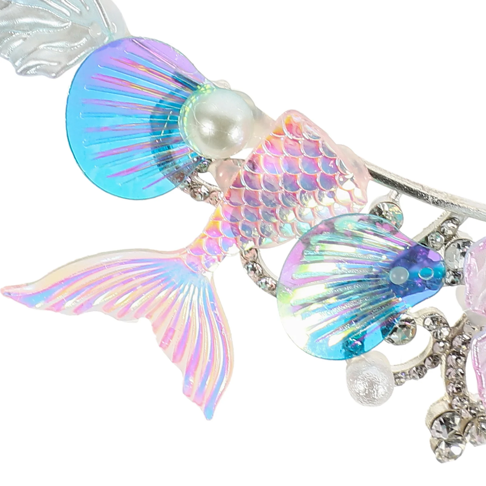 Корона для волос аксессуары девочек декор в виде русалки оболочка металлический