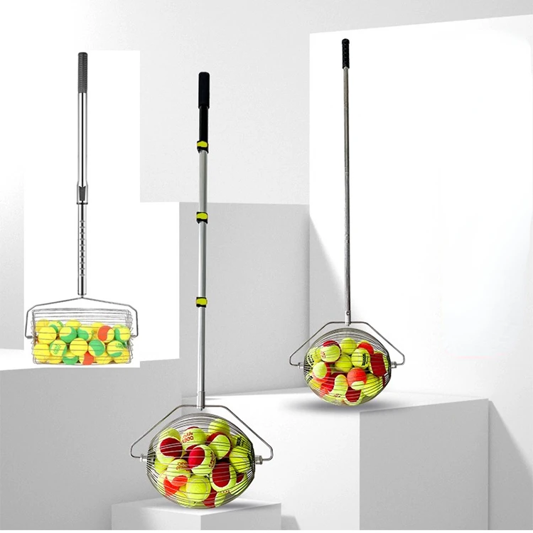 

Ручной Телескопический и удобный автоматический цилиндр для сбора мячей, быстрое сборо, портативные аксессуары для тенниса, инструмент для сбора мячей