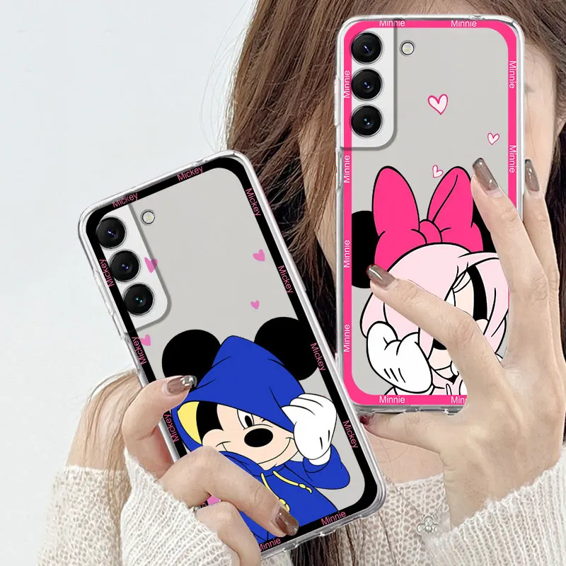 

Case for Samsung Galaxy S22 S10 Lite S10e S21 FE S9 S20 Plus S23 Ultra 5G Clear Clear Cover Transparent Soft cartoon animal