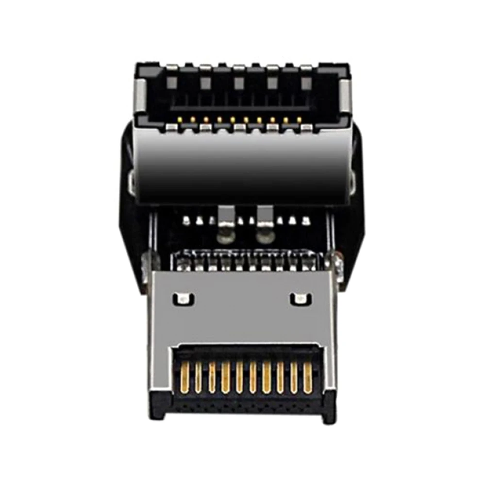 

Motherboard USB 3.1 Type E Male to Female Adapter 90 Degree Angled Converter Desktop Laptop Notebook Parts Instrument