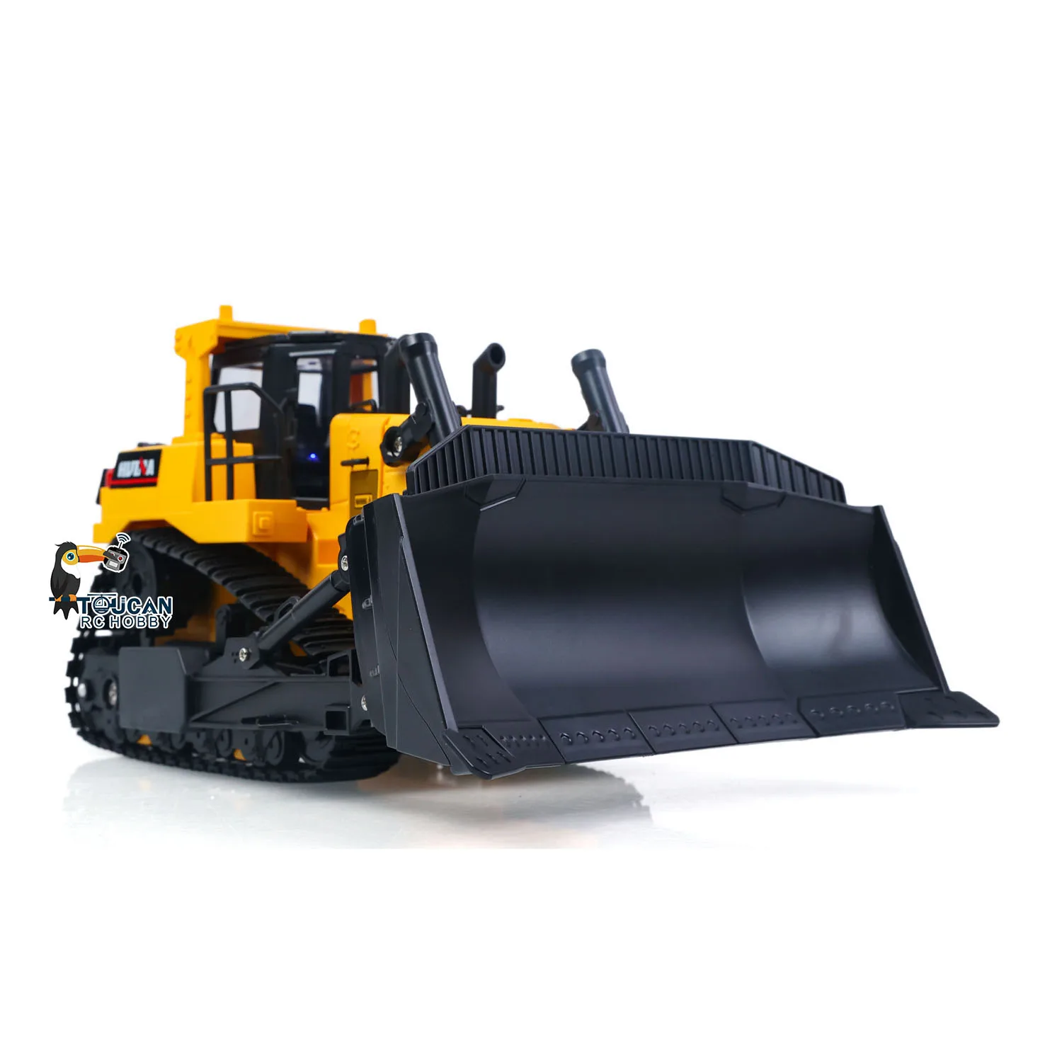Игрушки HUINA 116 Электрический радиоуправляемый бульдозер 1554 RC Бульдозер Готовая модель Металлический рыхлитель Световые эффекты RTR Грузовики Автомобили Транспортные средства (art.: 3920dbc75d3d5) - 3920dbc75d3d5
