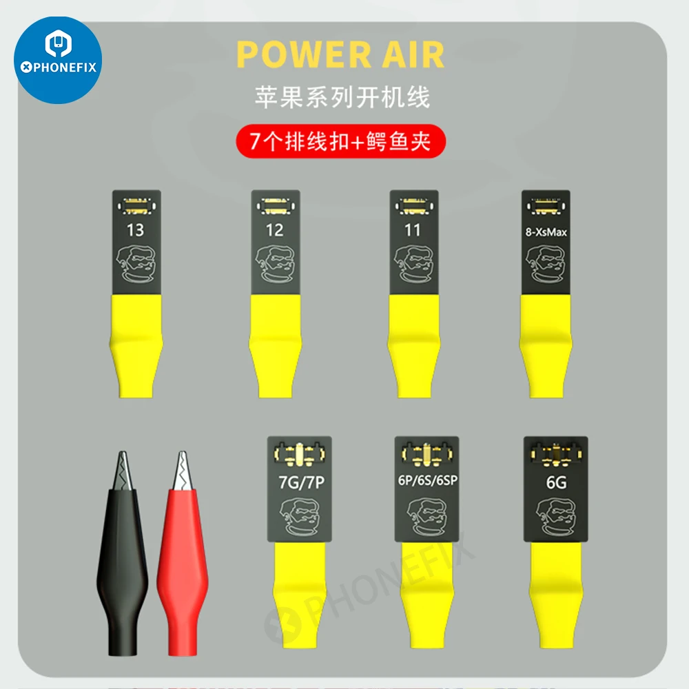 MECHANIC Power Air Phone Current Test Cable DC Power Supply Test Cable For iPhone 6-13 pro max Motherboard Repair Boot Line images - 6