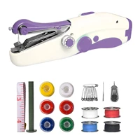 1pc portable mini manual sewing machine simple operation sewing tools sewing cloth fabric handy needlework tool