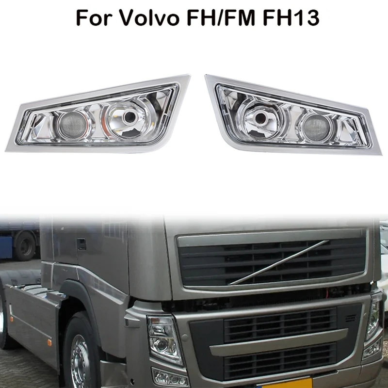 2 шт. противотуманные фары для грузовиков запчасти ABS + PP Volvo FH/FM FH13 21297918 21297917