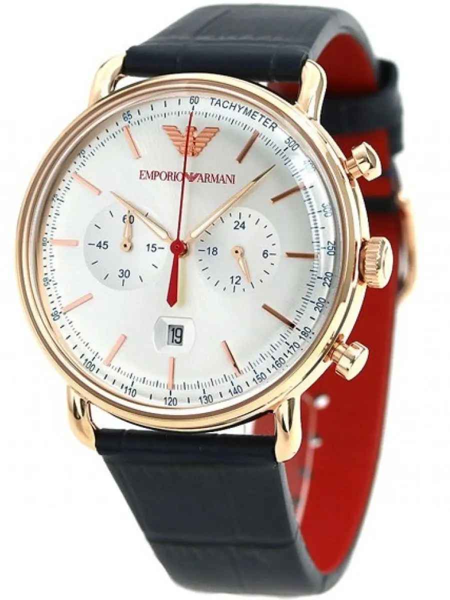 Часы мужские наручные Emporio Armani aviator оригинальные в подарочной упаковке кварцевый