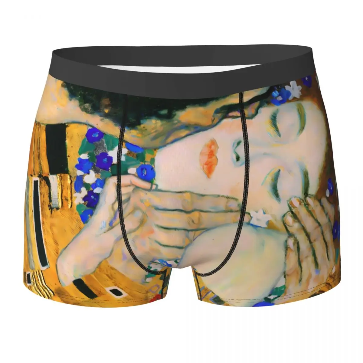 

Художественное нижнее белье Gustav Klimt, мужские шорты The Kiss, трусы, дышащее нижнее белье, качественные трусы на заказ, большие размеры
