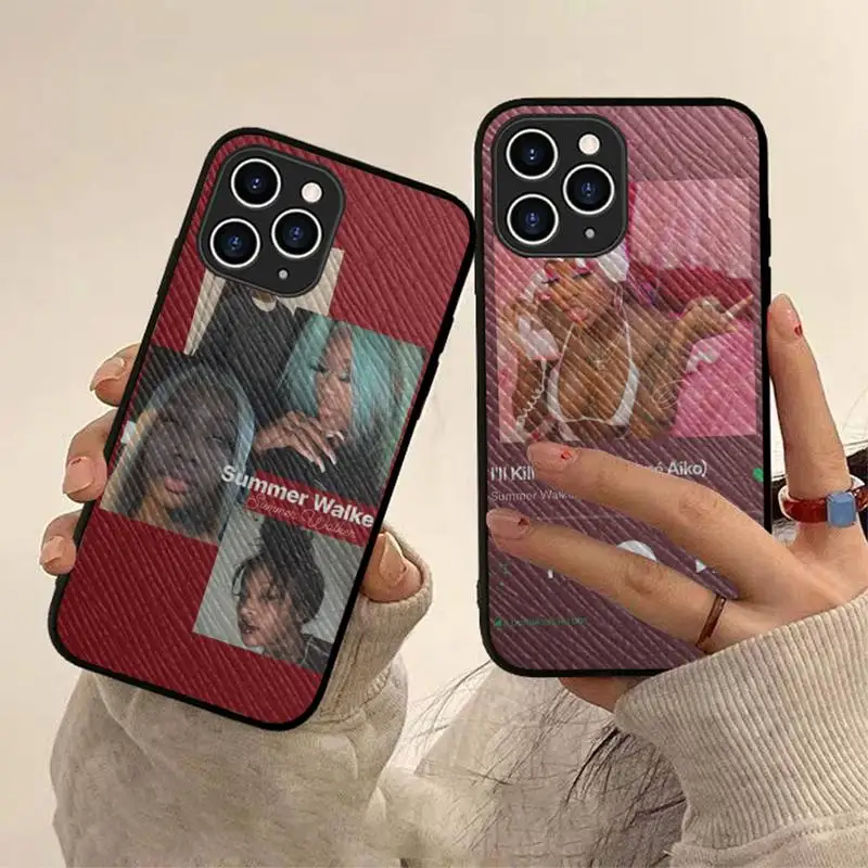Чехол для телефона летний Walker Over It RNB Rapper жесткий кожаный чехол iPhone 11 12 13 Mini Pro Max 8 7