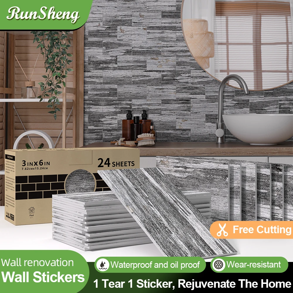 Утолщенная пенная самоклеящаяся наклейка на стену домашний декор ПВХ кухня