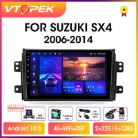 Vtopek Carplay DSP 2din Android 10 0 Car Radio Multimidia Player Navigation GPS For Suzuki SX4 2006-2014 Head Unit din