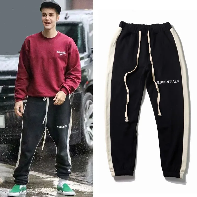 

Sweatpants Men High Street Kanye Loose Vintage Patchwork Joggers Pants All Match Trousers Hip Hop Clothing Tracksuit