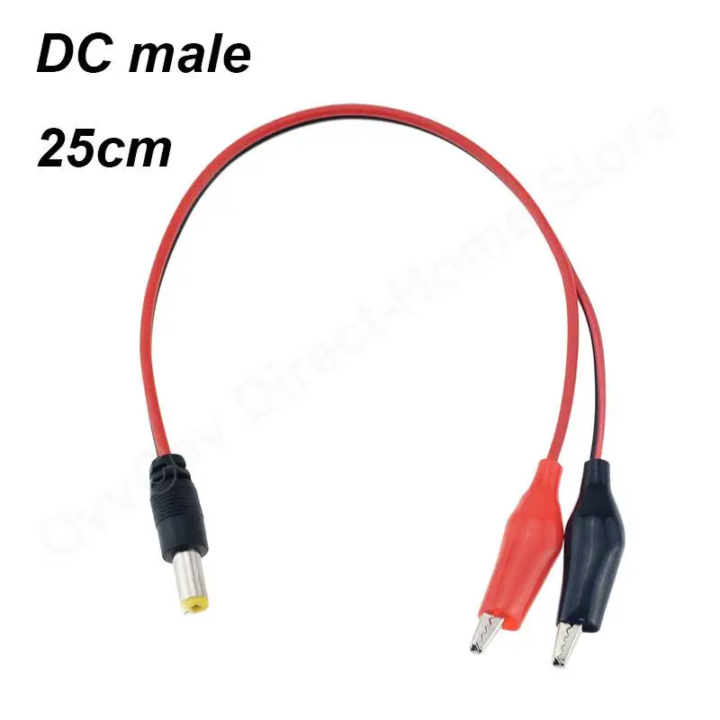 

Провод с зажимами "крокодил", 5.5*2.1 мм, 2 шт