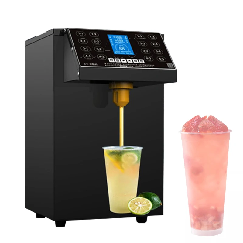 

Commercial Automatic Fructose Quantitative Machines Sugar Syrup Dispensers 8L Fructose Dispenser Machine Bubble Tea Shop