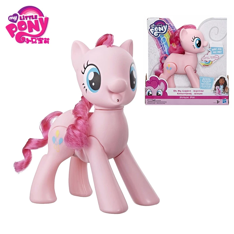 

Hasbro My Little Pony Toys Happy Pinkie Pie Interactive Doll Sounds Shaking Head Action Figure Girls Play House Toy Gifts