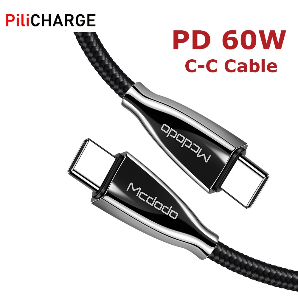 

3FT 6FT 60W PD QC 4.0 USB Type C To C Fast Charger Mobile Cable Charging & Sync Cable for Samsung Xiaomi Huawei Redmi LG