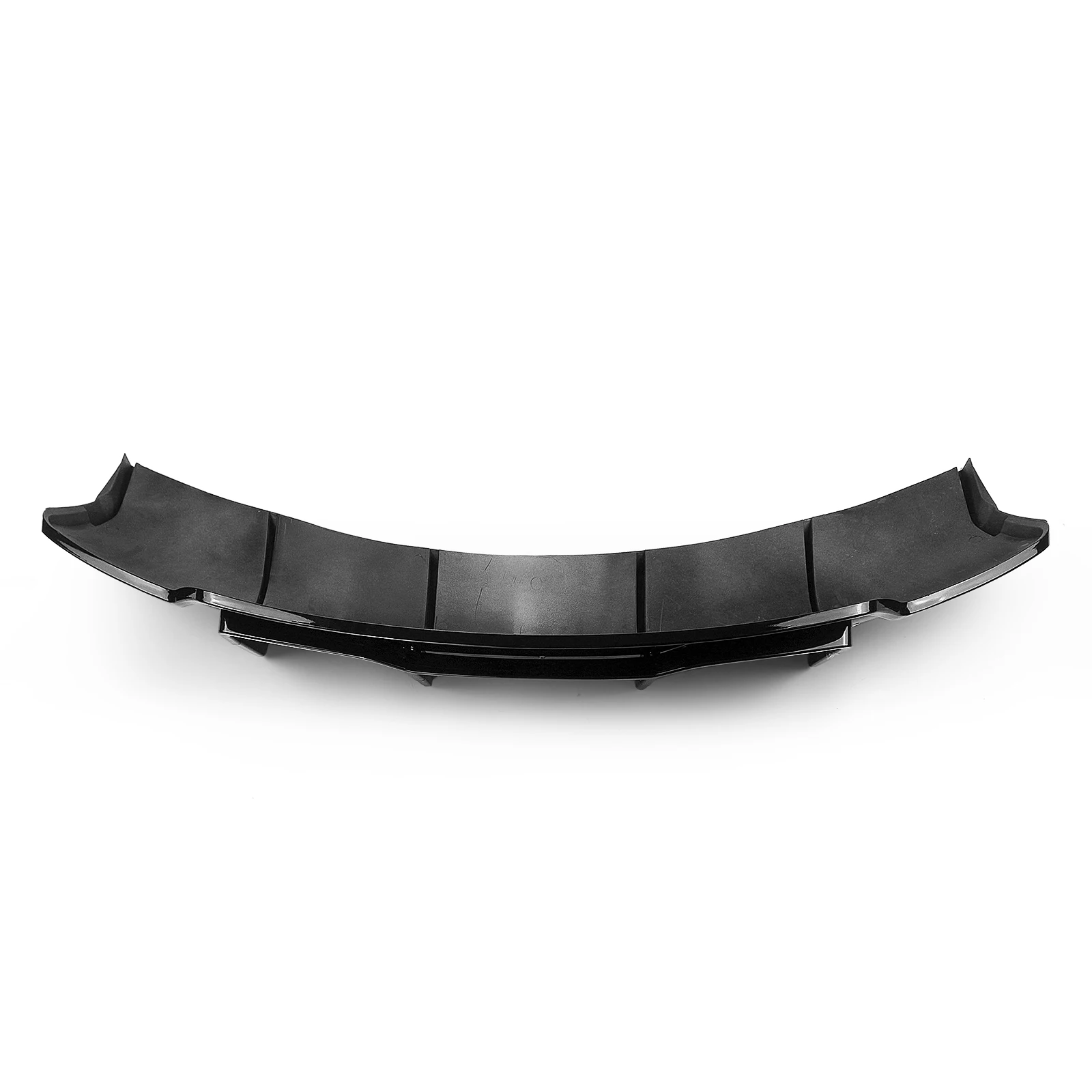 Глянцевый черный задний диффузор бампер губа комплект кузова автомобиля