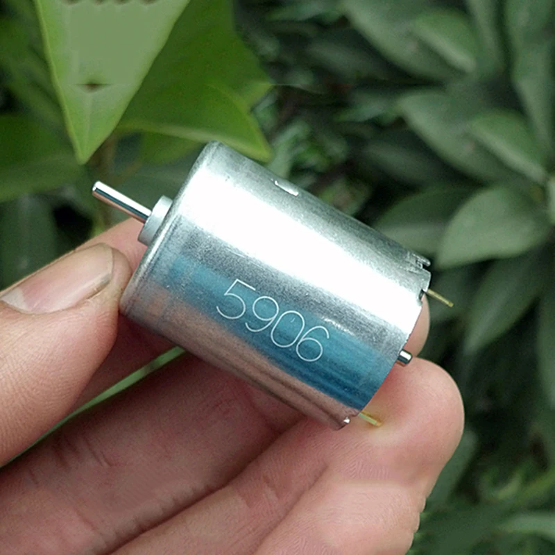 Двигатель Радиоуправляемый Midec Mini 370, постоянный ток 12 В, 30000 об/мин, высокая мощность, большой крутящий момент, 30,7 мм, микро-двигатель, двойной вал, «сделай сам», игрушечный автомобиль, водяной пистолет