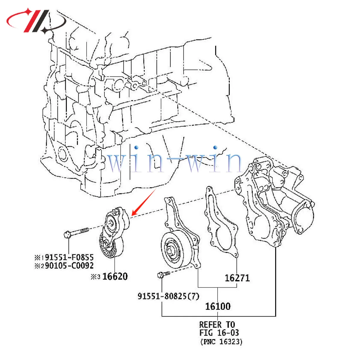 1 шт. 1ARFE/2ARFE шкив натяжителя двигателя для Toyota Camry Rav4 Highlander Sienna Lexus ES250/350/300H RX270/350/450H