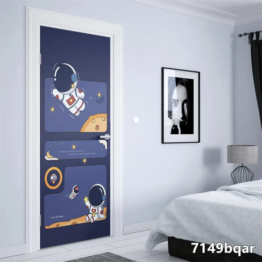 Наклейки на дверь из японского аниме джутсу декоративные волнистые двери Kakegurui