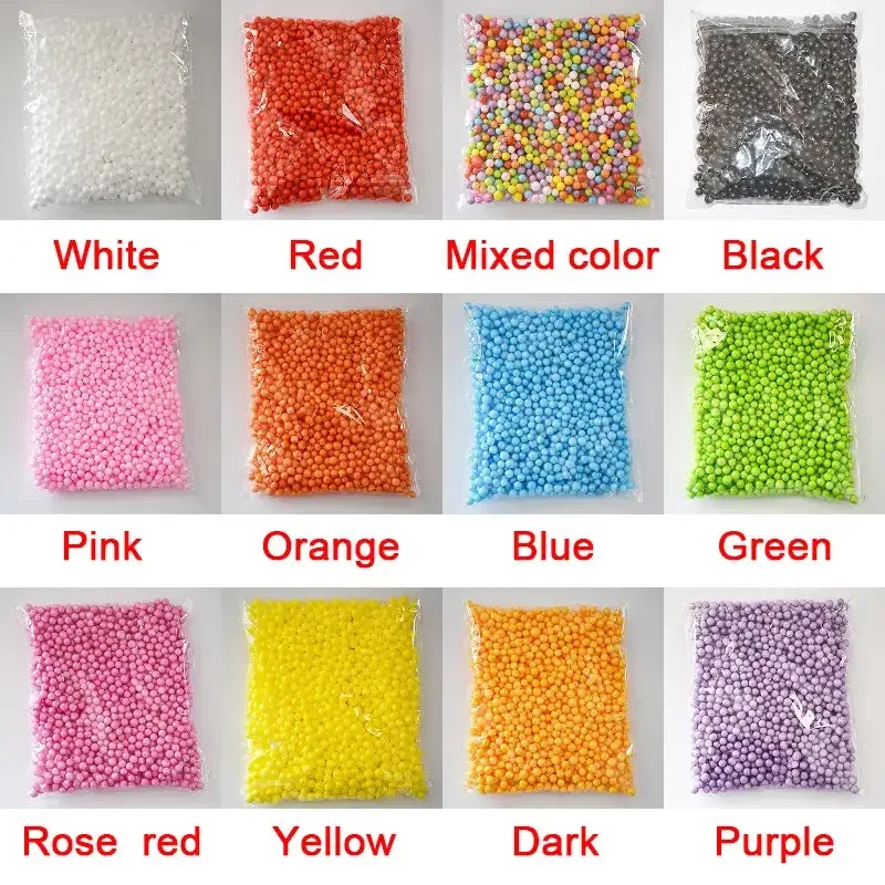 Lots Assorted Colors Art DIY Crafts Polystyrene Styrofoam Filler Foam ...
