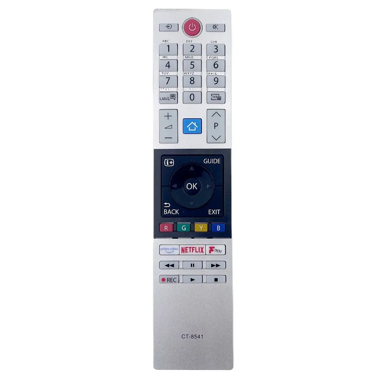 Фотопульт дистанционного управления для Toshiba LED TV 24WL3A63DB 32LL3A63DB 65U6863DB с кнопками Prime Video, NETFLIX & Fplay