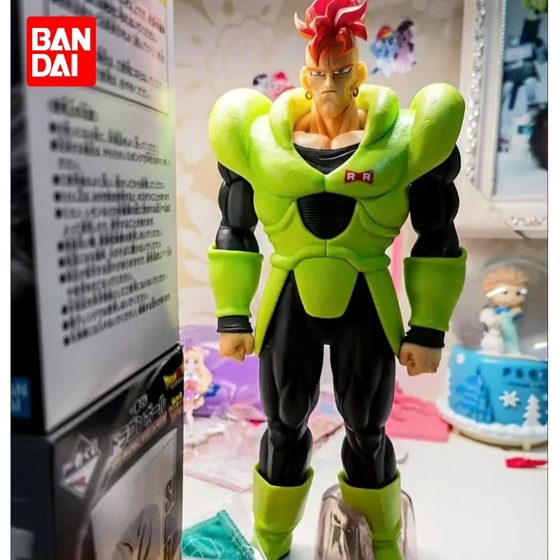 

Bandai S.H.Figuarts Sdcc Dragon Ball Z Android 16 Shf 17.5cm Anime Figure Action Collectible Figurines Model Toys Xmas Gift