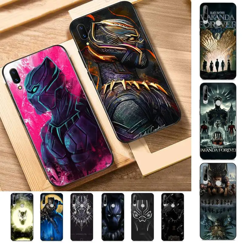 

Disney Black Panther Phone Case for Huawei Y 6 9 7 5 8s prime 2019 2018 enjoy 7 plus