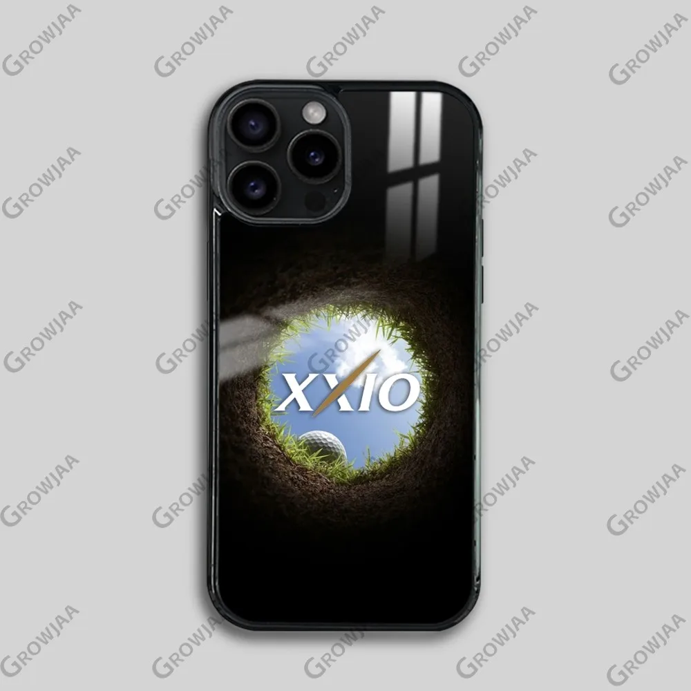 Роскошный чехол для телефона X-XxioS Golf IPhone 16 15 14 13 12 11 Pro Max Plus Mini Magsafe Mirror беспроводной
