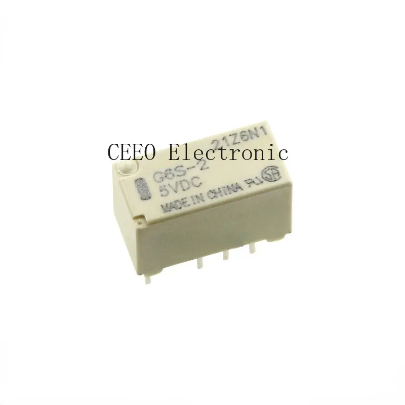 

20PCS G6S-2-3VDC G6S-2-5VDC G6S-2-12VDC G6S-2-24VDC DC 3V 5V 12V 24V Surface Mount Relay