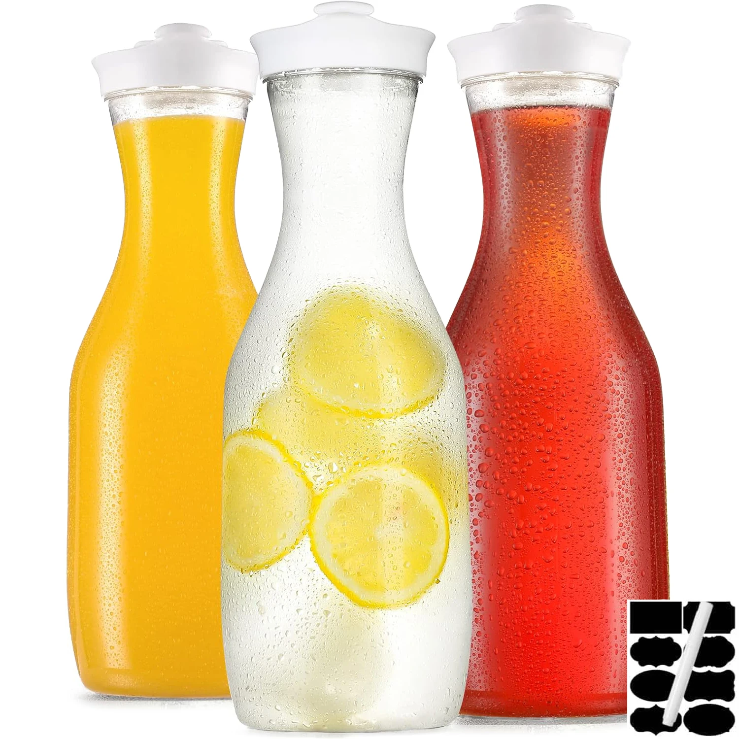 

Набор из 3 пластиковых кувшинов для воды 1.5 л