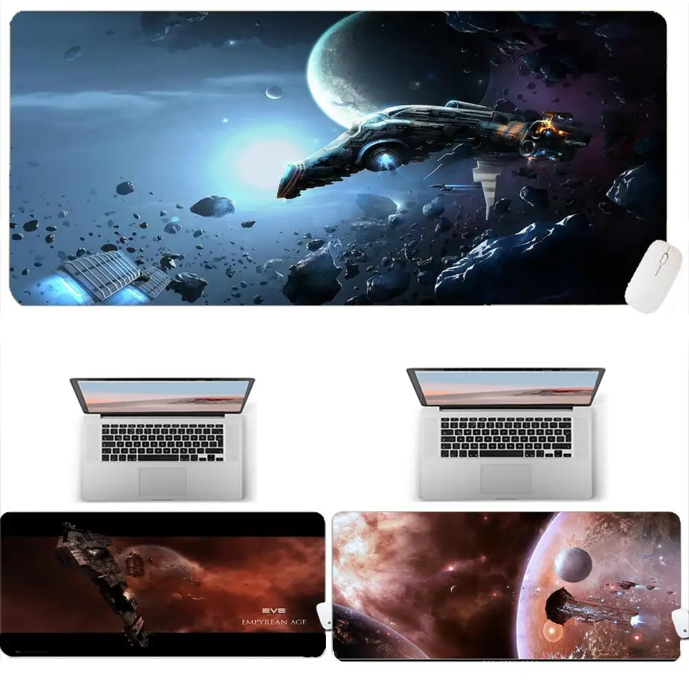 Большой коврик для мыши Eve Online, настольный игровой коврик XXL для офиса, клавиатуры, стола, игровые аксессуары