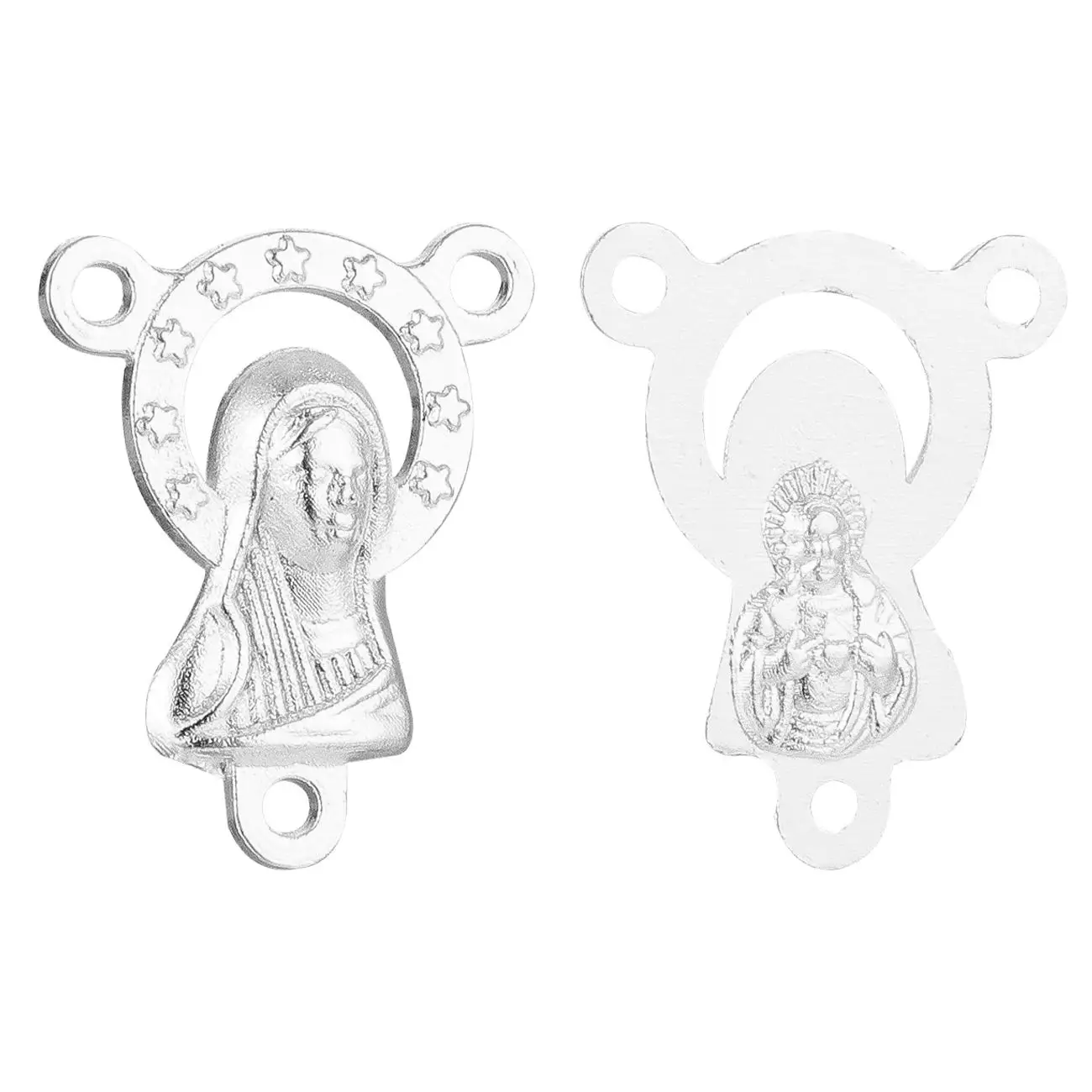 10 шт. детали для украшения Розария священное христианское сердце