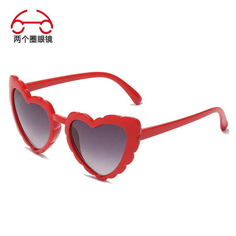 

2023 new sunglasses new fashion heart -shaped love fashion sunglasses