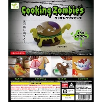 yell genuine gashapon skull burger monster cooking zombies gachapon capsule toy doll gift model anime figures collect ornament