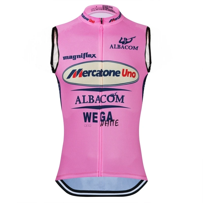 Велосипедный жилет Marco Pantani Windvest, ветрозащитный жилет для команды Mercatone Uno, летний ветрозащитный жилет, одежда для велоспорта
