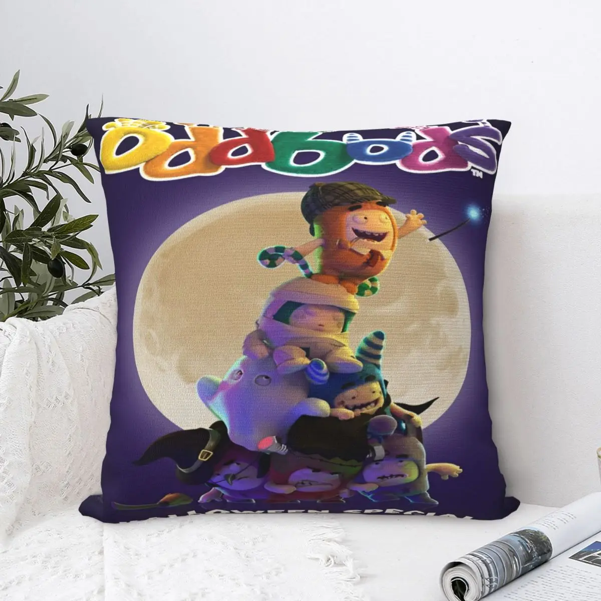 Наволочки Y2K с принтом в виде мультяшного рисунка на Хэллоуин