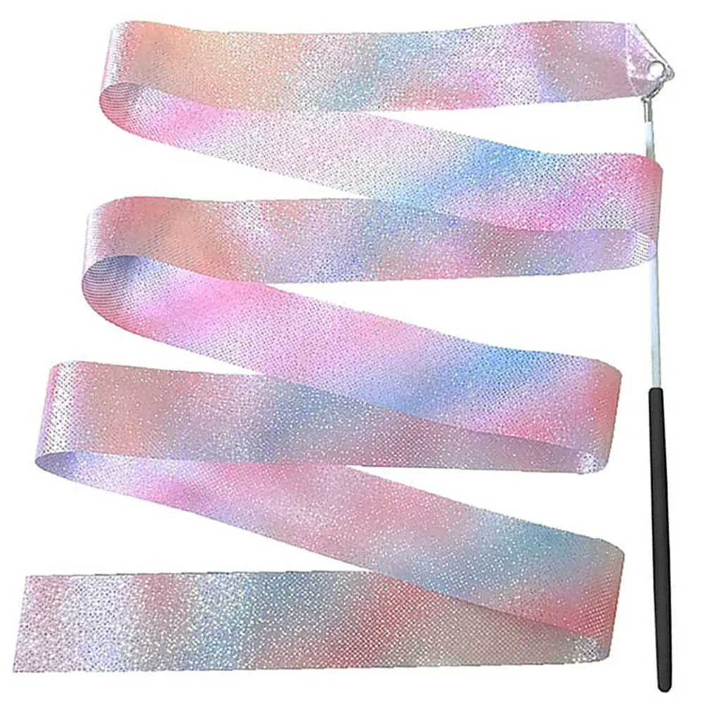 2 м/4 м цветные ленты для гимнастики оборудование художественной танцевальная