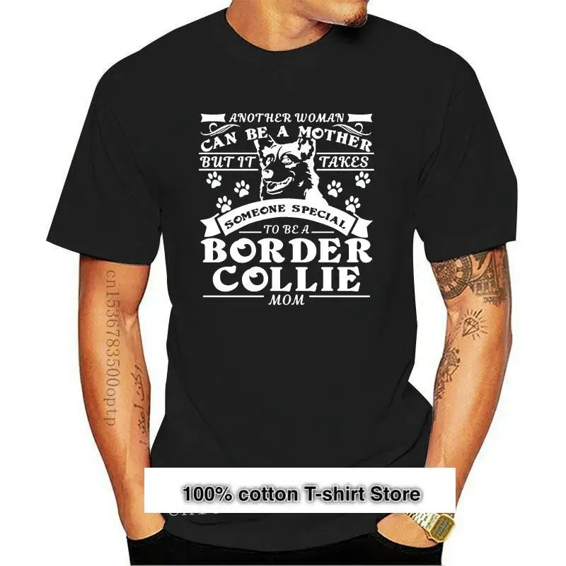 

Camiseta de mamá para hombres, camisas de ocio antiarrugas, Color sólido, alta calidad, nueva creación de moda, Collie, 2021