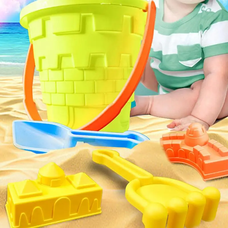 Набор игрушек из песка 5 шт. набор песочного ведра забавные и летние праздничные